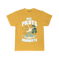 Thumbnail for Real Pilots Don't Need Runways T-SHIRT THE AV8R