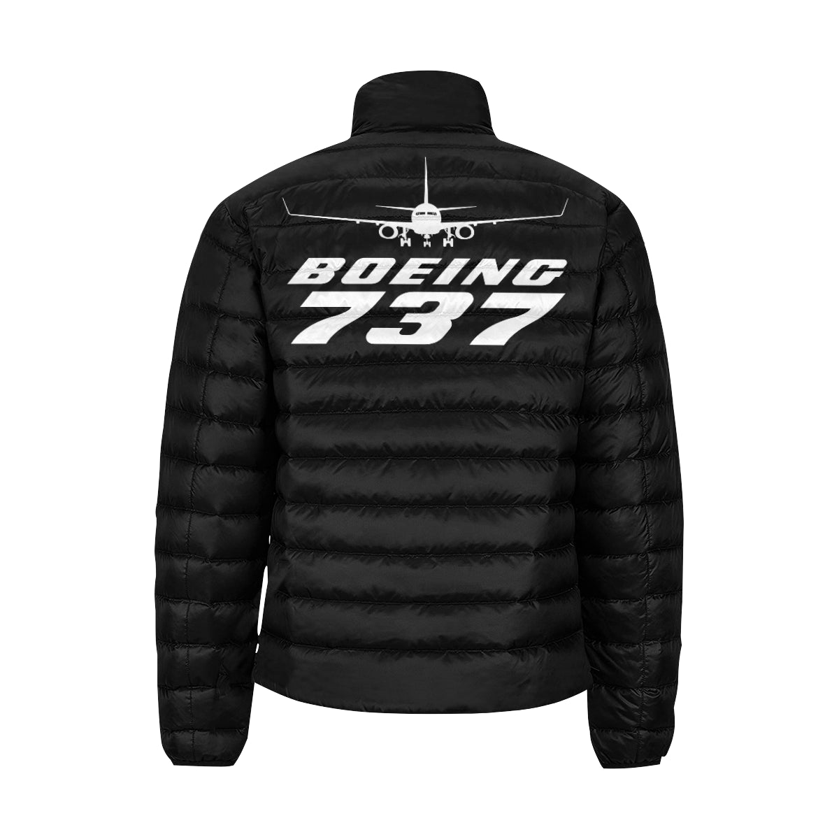 BOEING 737 Men's Stand Collar Padded Jacket e-joyer