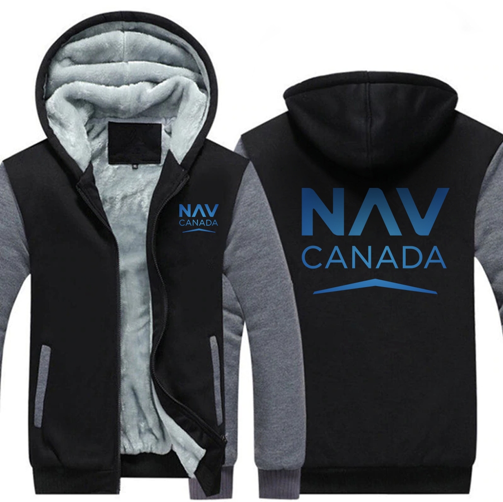 NAV CANADA AIRLINES JACKETS FLEECE SWEATSHIRT