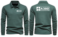 Thumbnail for AIRBUS A380 LONG SLEEVE  POLO