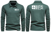 Thumbnail for BFS AIRPORT LONG SLEEVE POLO