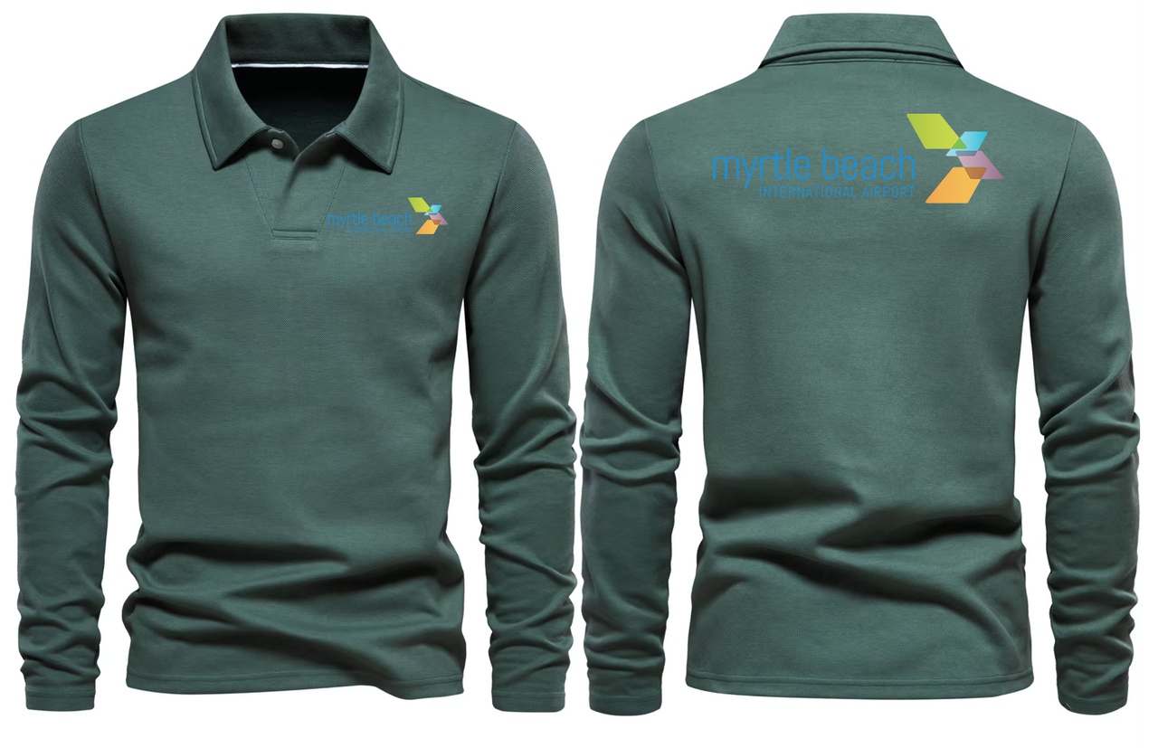 MYRTLE AIRPORT LONG SLEEVE  POLO