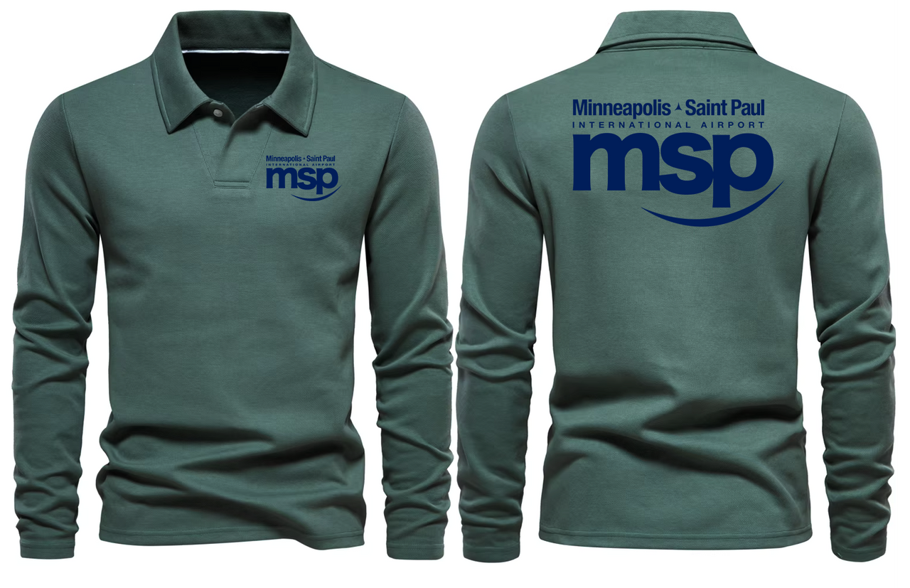 MSP AIRPORT LONG SLEEVE  POLO