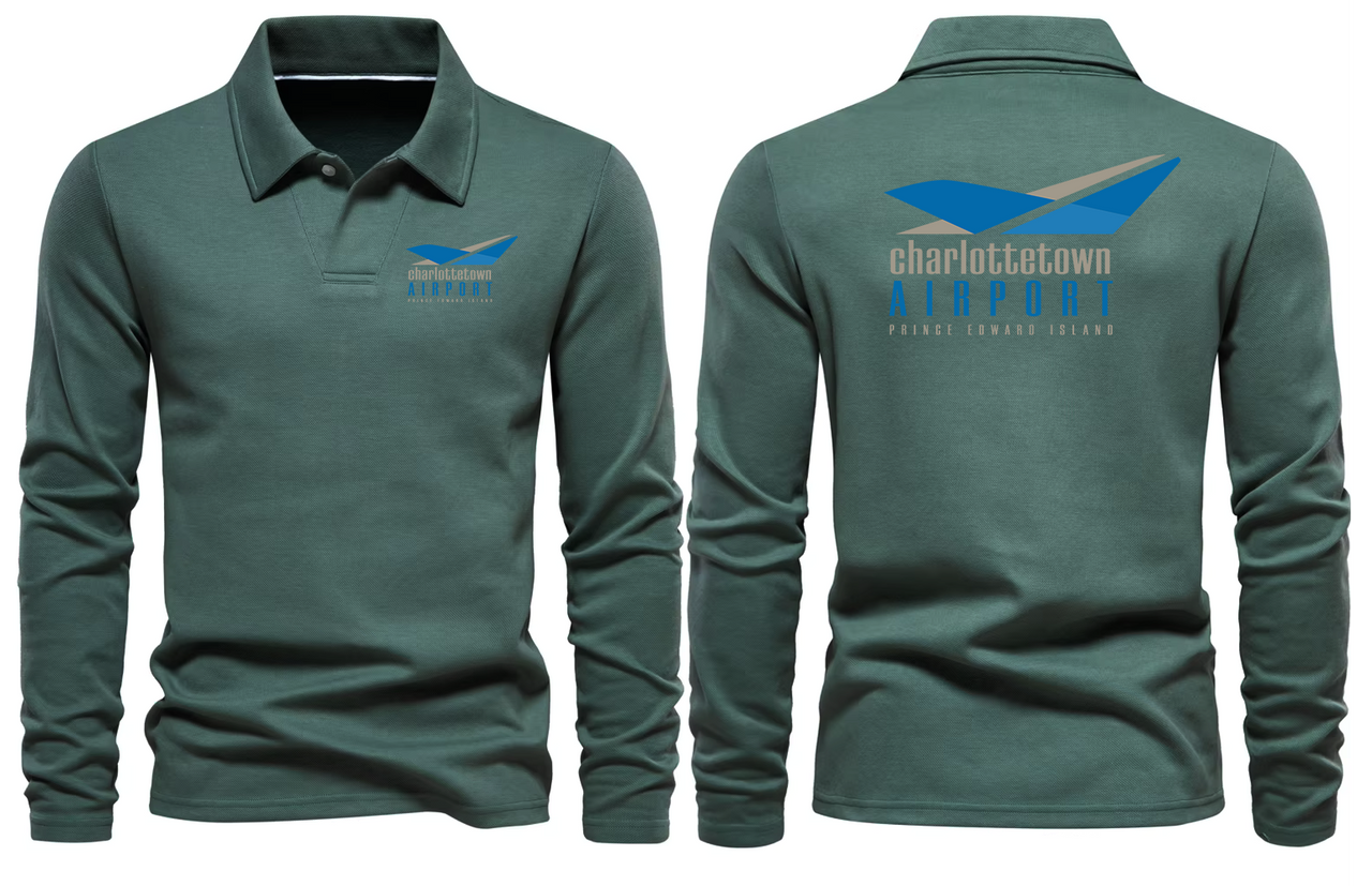 CHARLATTETWON AIRPORT LONG SLEEVE  POLO