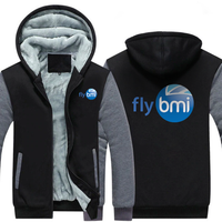 Thumbnail for FLY BMI AIRLINES  JACKETS FLEECE SWEATSHIRT