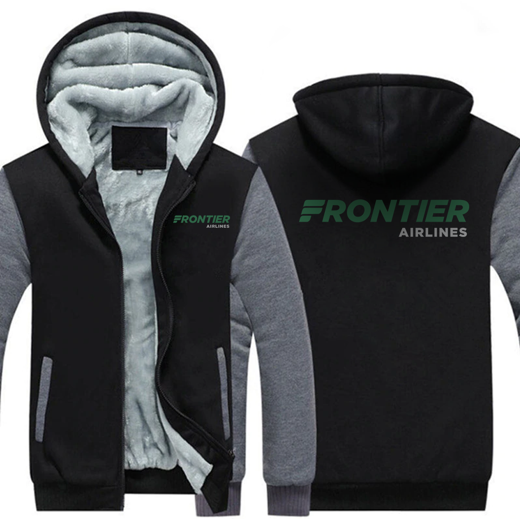 AIR FRONTIER AIRLINES JACKETS FLEECE SWEATSHIRT