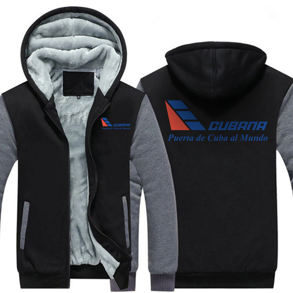 CUBANA AIRLINES JACKETS FLEECE SWEATSHIRT