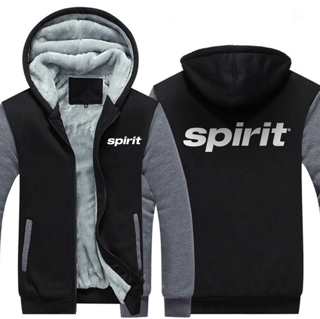 SPIRIT AIRLINES JACKETS FLEECE SWEATSHIRT