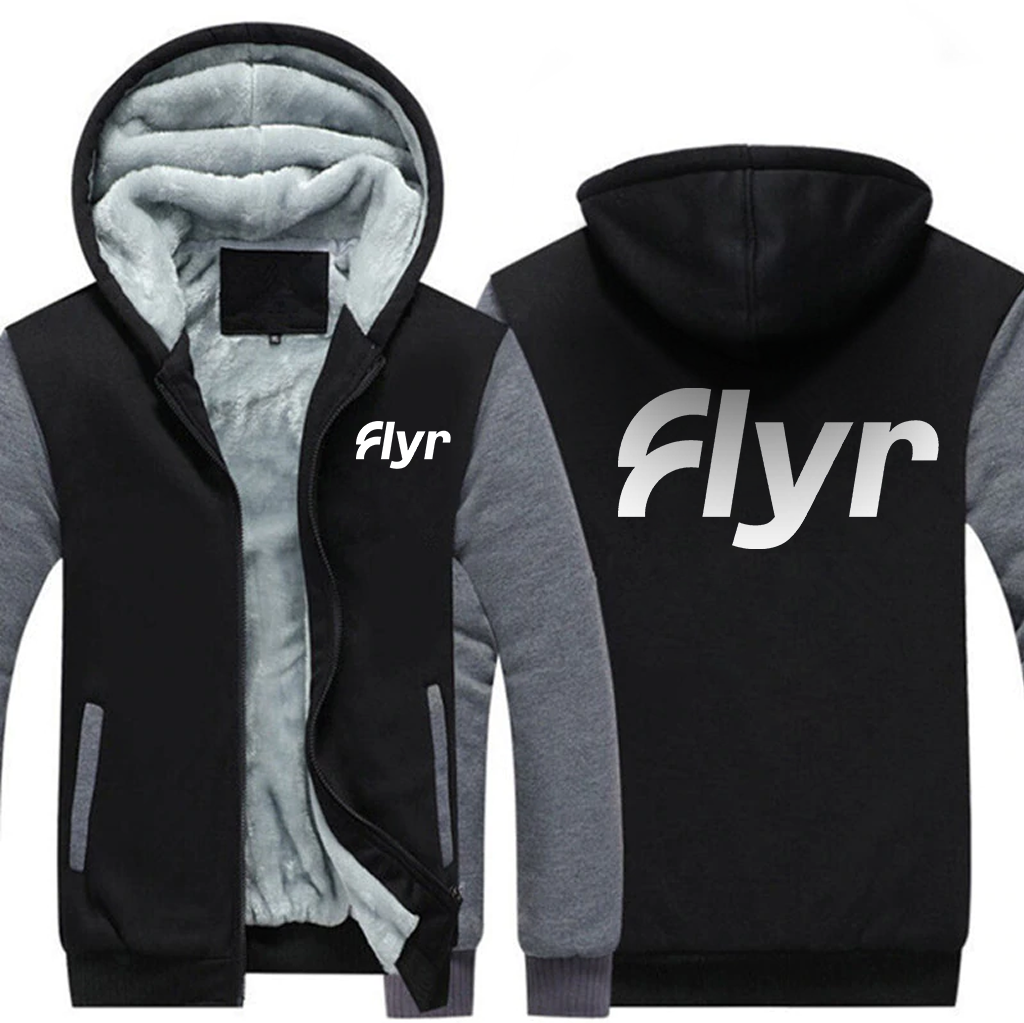 FLYR AIRLINES  JACKETS FLEECE SWEATSHIRT