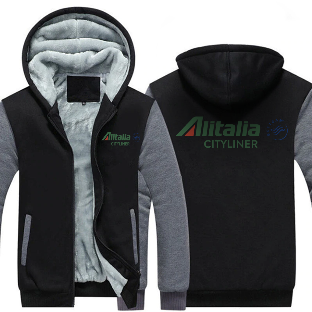 AIR ALITALI AIRLINES JACKETS FLEECE SWEATSHIRT