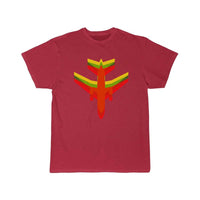 Thumbnail for Multi Colored Jet Airplane in Motion T Shirt THE AV8R