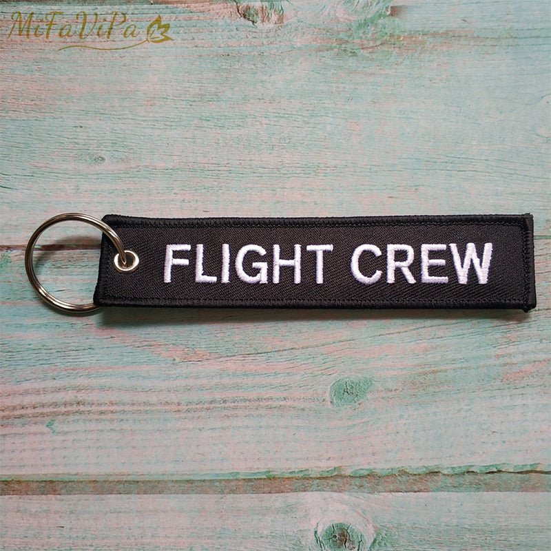 3PCS CESSNA FLIGHT CREW EMBROIDERY KEY CHAIN - PILOTSX