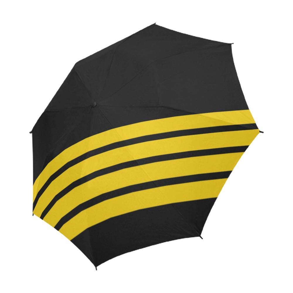 4 STRIPES CUSTOM NAME SEMI - AUTOMATIC FOLDABLE UMBRELLA (MODEL U05) - PILOTSX