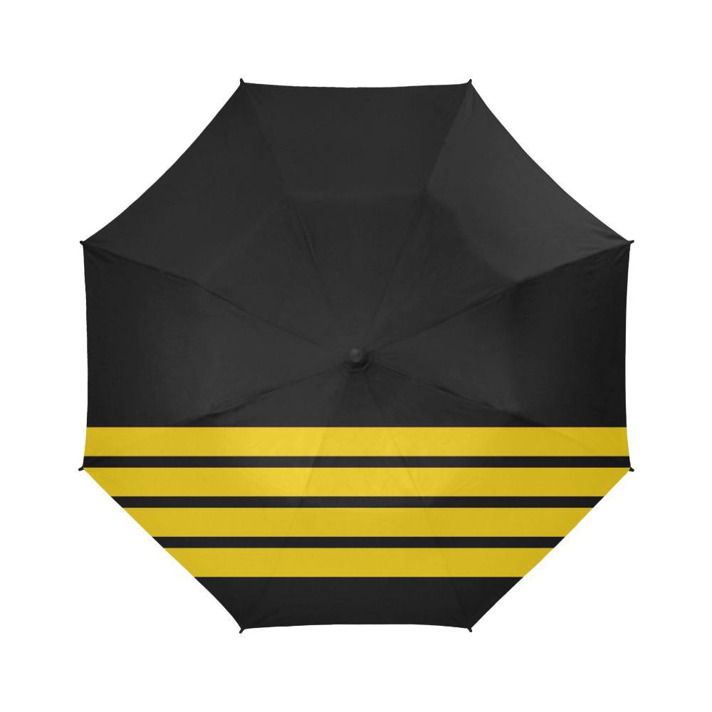 4 STRIPES CUSTOM NAME SEMI - AUTOMATIC FOLDABLE UMBRELLA (MODEL U05) - PILOTSX