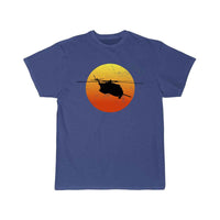 Thumbnail for CH53 Super Stallion Silhouette Sunset Helicopterch T-SHIRT THE AV8R