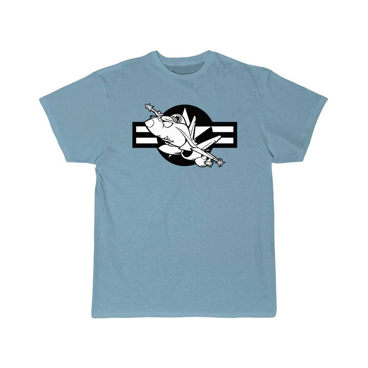 Cartoon Military Fighter Jet Illustration T Shirt THE AV8R