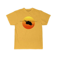 Thumbnail for CH53 Super Stallion Silhouette Sunset Helicopterch T-SHIRT THE AV8R