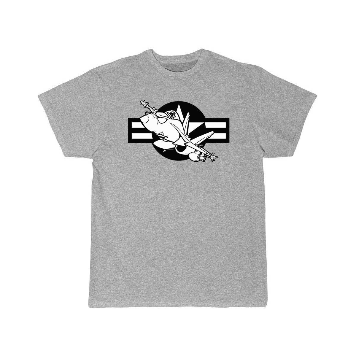 Cartoon Military Fighter Jet Illustration T Shirt THE AV8R