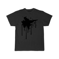 Thumbnail for blood drop graffiti fighter jet plane war air raid T Shirt THE AV8R