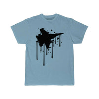 Thumbnail for blood drop graffiti fighter jet plane war air raid T Shirt THE AV8R