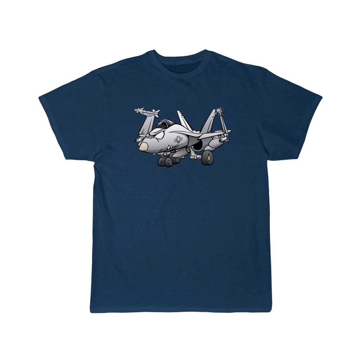 military naval fighter jet airplane cartoon vector T Shirt THE AV8R