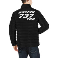 Thumbnail for BOEING 737 Men's Stand Collar Padded Jacket e-joyer