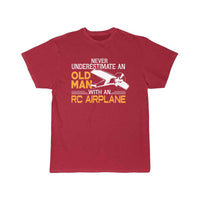 Thumbnail for Old Man With An RC Airplane T-SHIRT THE AV8R