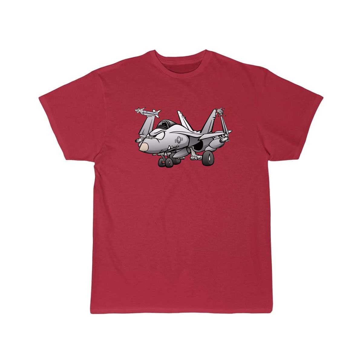 military naval fighter jet airplane cartoon vector T Shirt THE AV8R