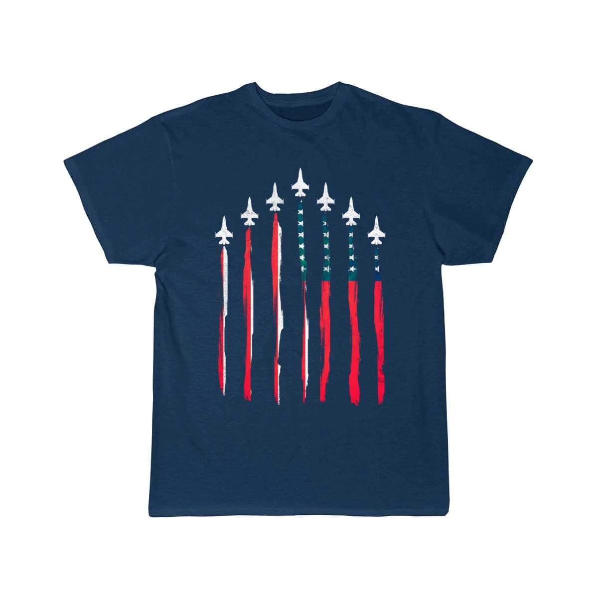 American Flag USA Airplane Jet Fighter T Shirt THE AV8R