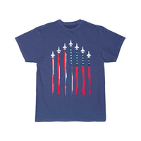 Thumbnail for American Flag USA Airplane Jet Fighter T Shirt THE AV8R