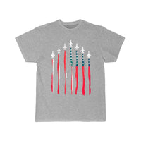 Thumbnail for American Flag USA Airplane Jet Fighter T Shirt THE AV8R