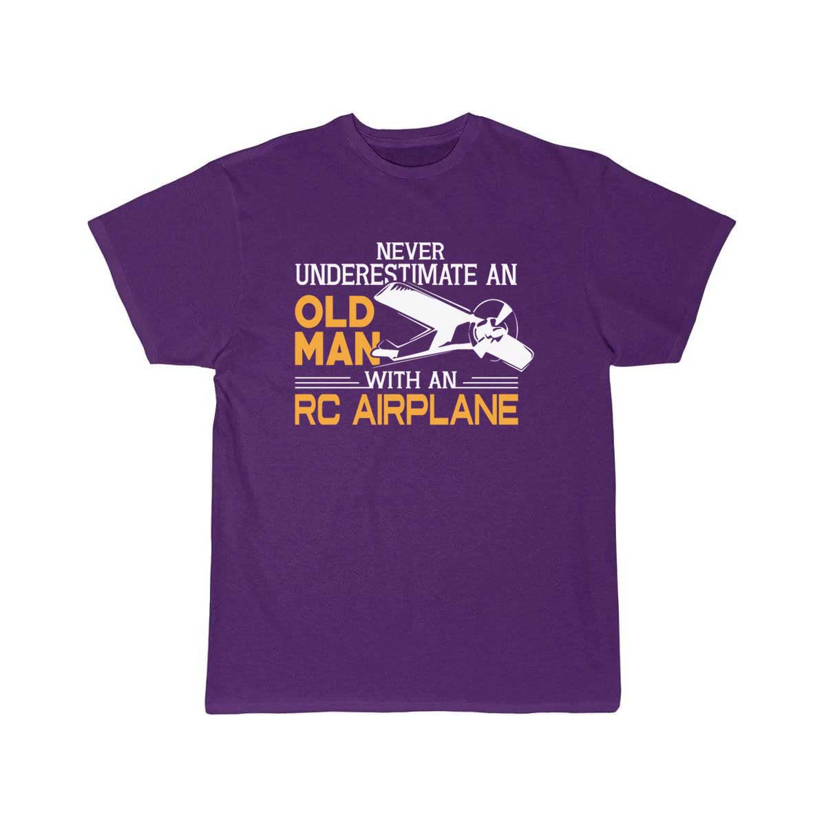 Old Man With An RC Airplane T-SHIRT THE AV8R