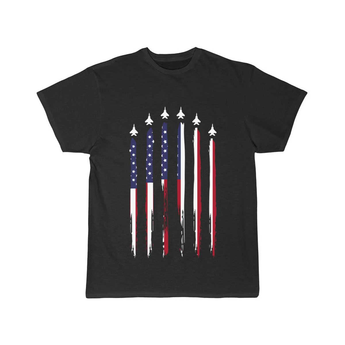 American Flag Usa Airplane Jet Fighter 4Th Of July T Shirt THE AV8R