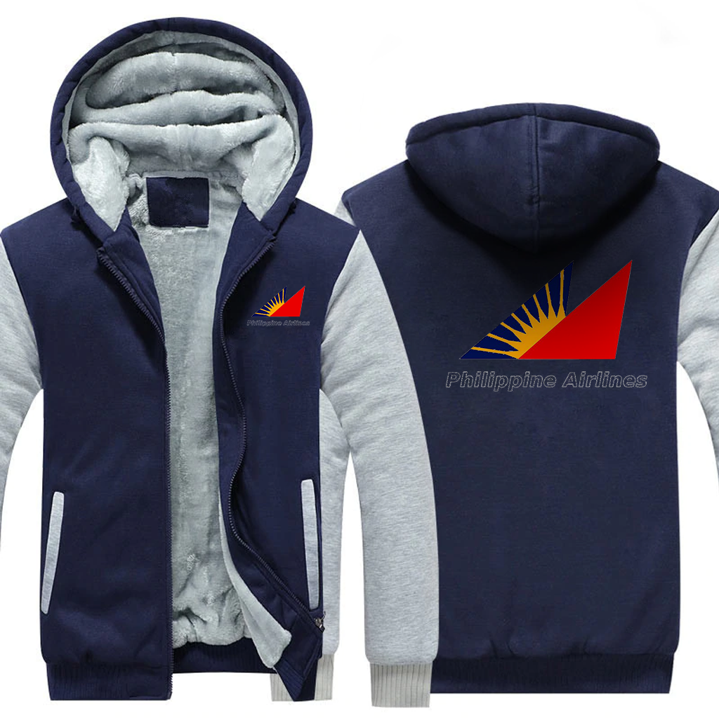 PHILIPPINE AIRLINES  JACKETS FLEECE SWEATSHIRT