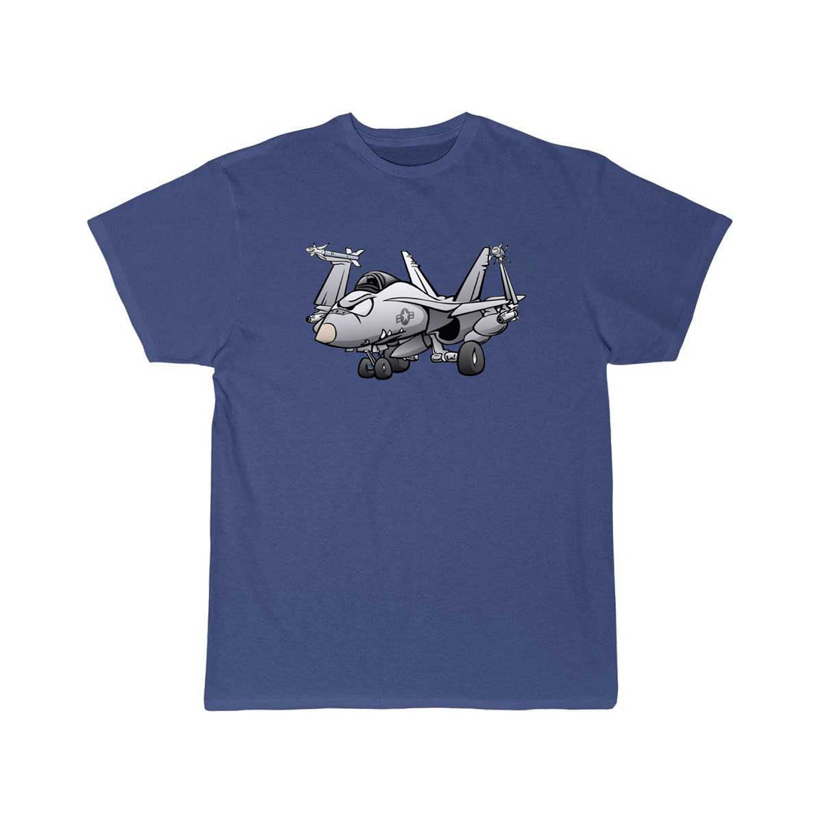 military naval fighter jet airplane cartoon vector T Shirt THE AV8R