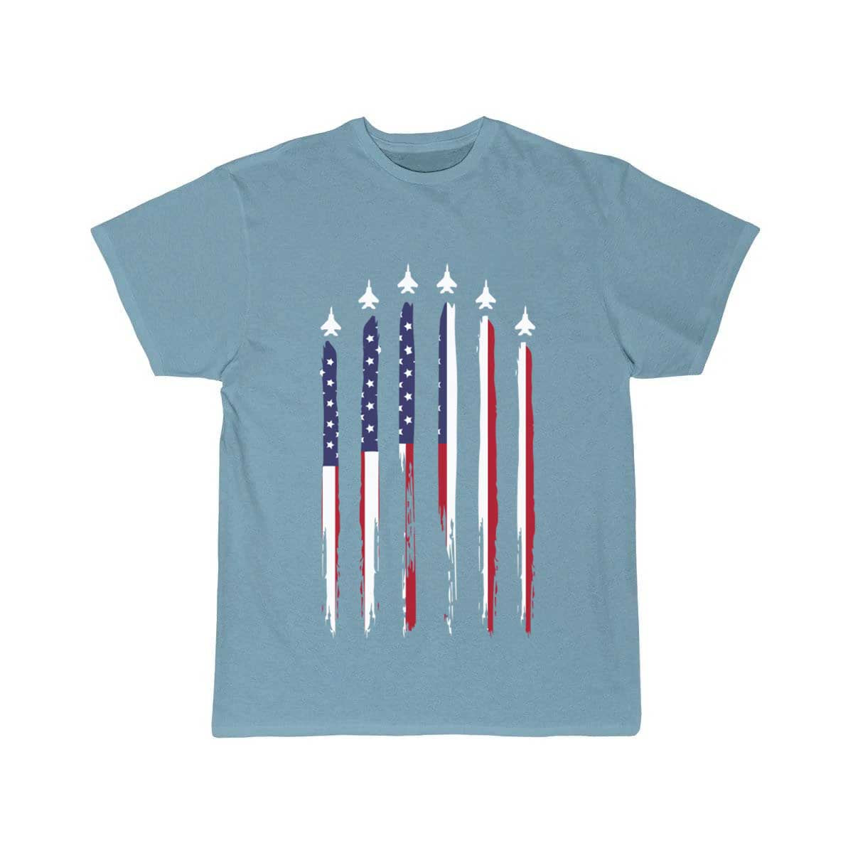 American Flag Usa Airplane Jet Fighter 4Th Of July T Shirt THE AV8R