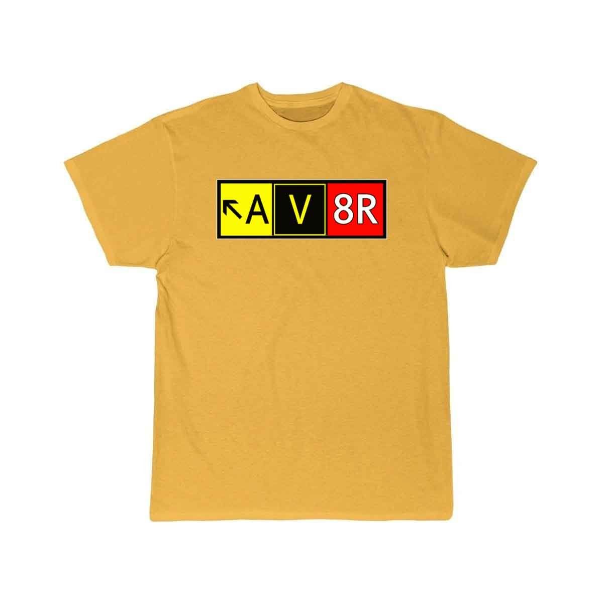 (Airport) (Taxiway) (Sign Pilot) T-SHIRT THE AV8R