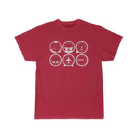 Thumbnail for Pilot s Basic Six Six Pack Flight Instruments T-SHIRT THE AV8R