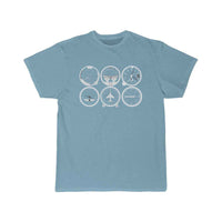 Thumbnail for Pilot s Basic Six Six Pack Flight Instruments T-SHIRT THE AV8R