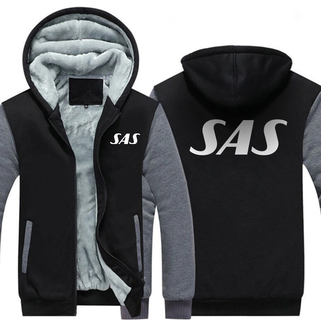 SAS AIRLINES  JACKETS FLEECE SWEATSHIRT