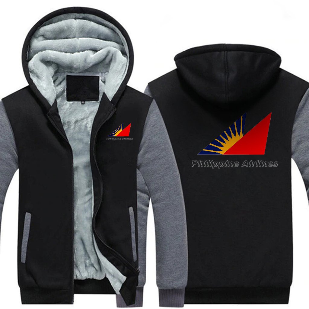 PHILIPPINE AIRLINES  JACKETS FLEECE SWEATSHIRT