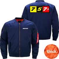 Thumbnail for Boeing 757 Ma-1 Bomber Jacket Flight Jacket Aviator Jacket14 THE AV8R