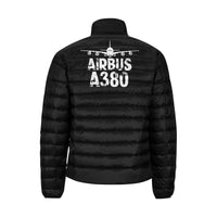 Thumbnail for Airbus A380 Men's Stand Collar Padded Jacket e-joyer