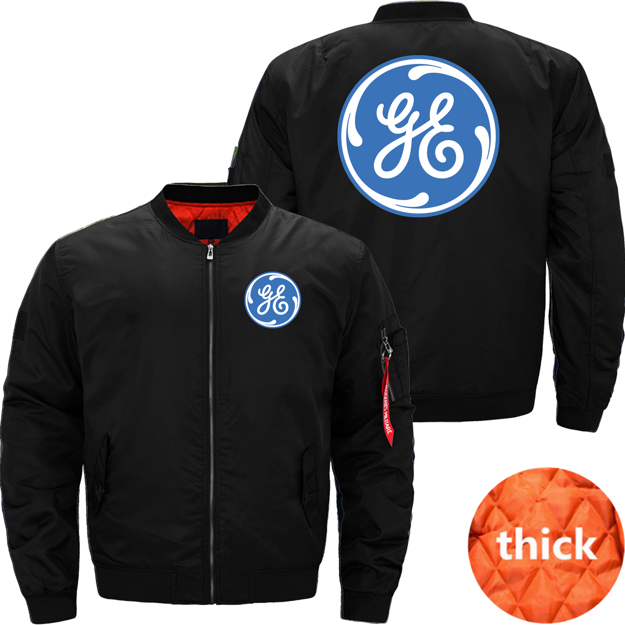 GENERAL ELECTRIC BOMBER FIGHTER JACKET