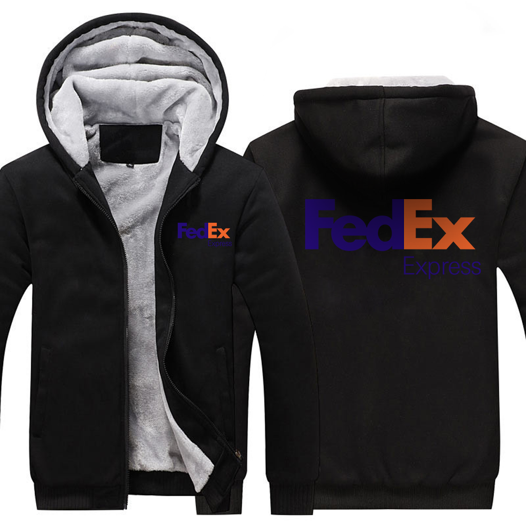 FEDEX AIRLINES  JACKETS FLEECE SWEATSHIRT