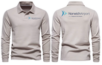 Thumbnail for NORWICH AIRPORT LONG SLEEVE  POLO