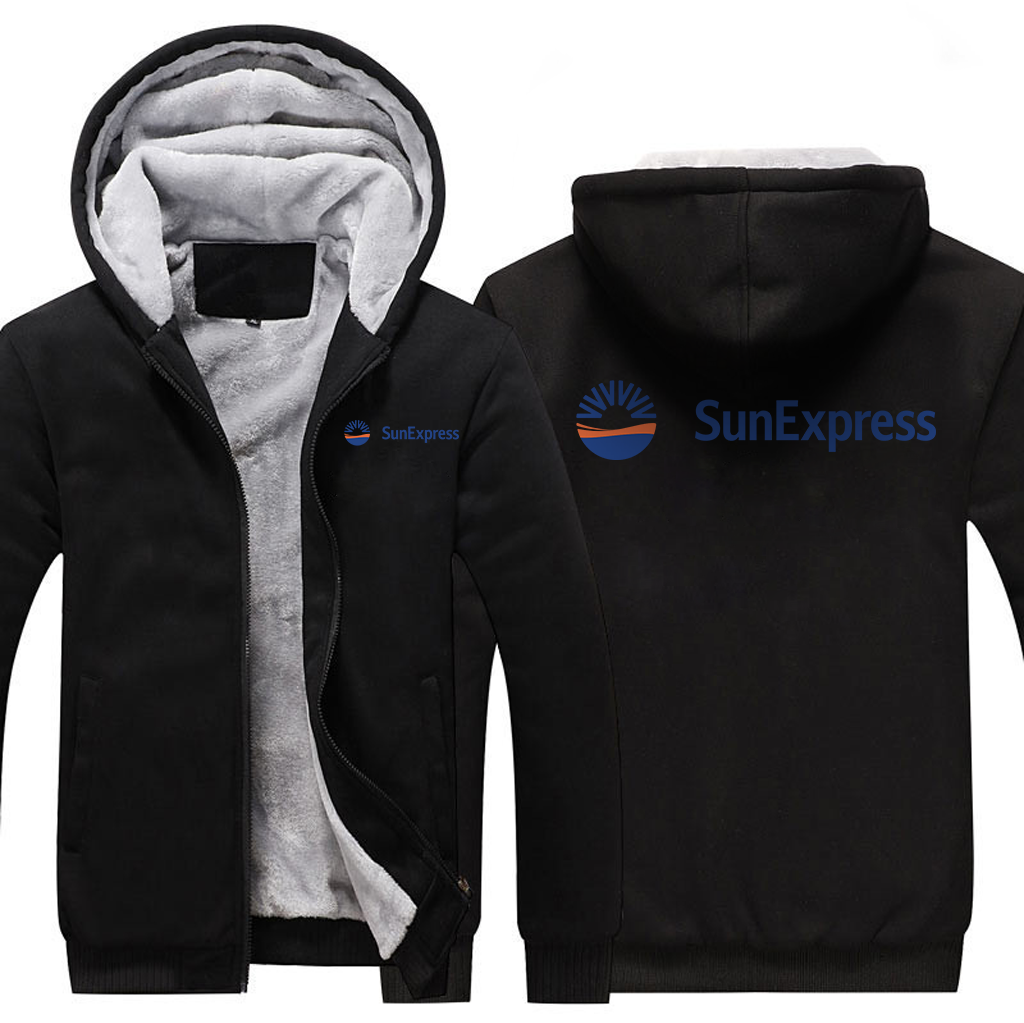 SUN EXPRESS AIRLINES JACKETS FLEECE SWEATSHIRT