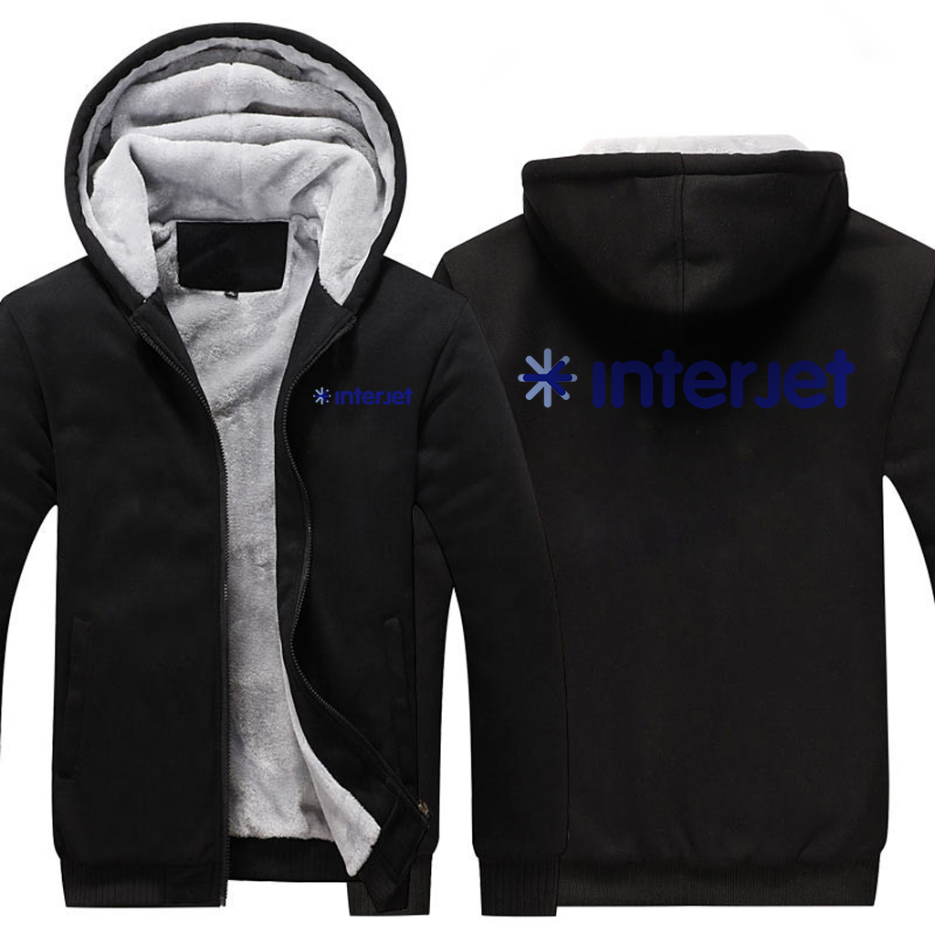 INTER JET AIRLINES  JACKETS FLEECE SWEATSHIRT