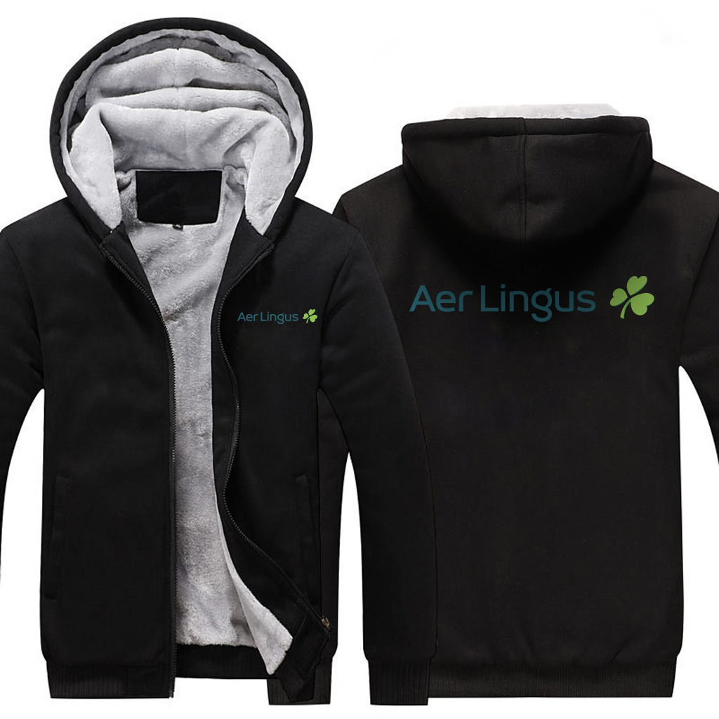 AER LINGUS AIRLINES JACKETS FLEECE SWEATSHIRT