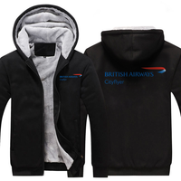 Thumbnail for BRITISH CITYFLYER AIRLINES JACKETS FLEECE SWEATSHIRT